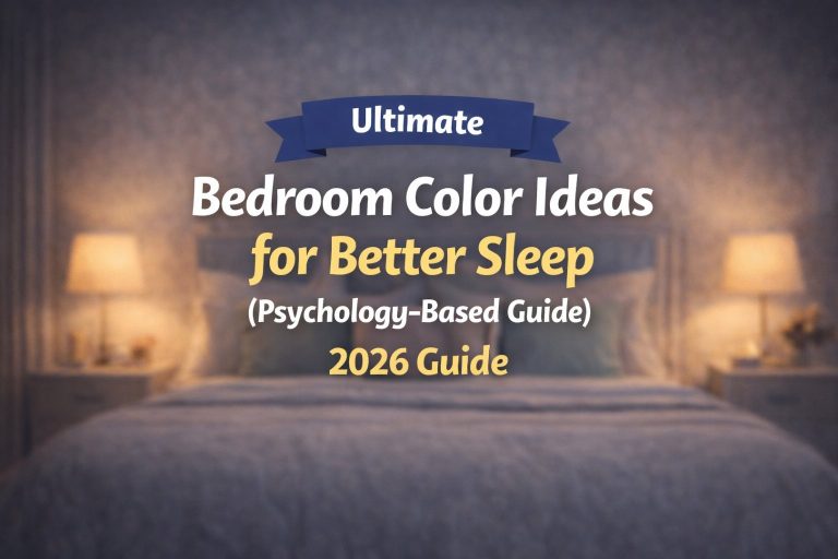 bedroom color ideas for better sleep