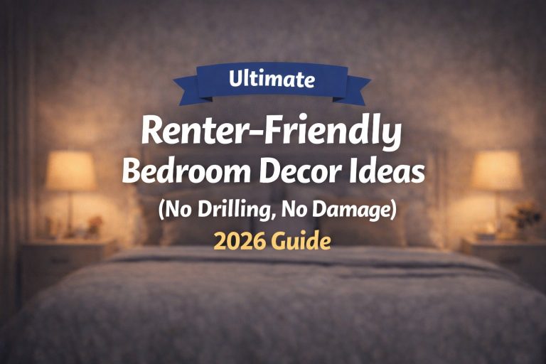 renter-friendly bedroom decor ideas